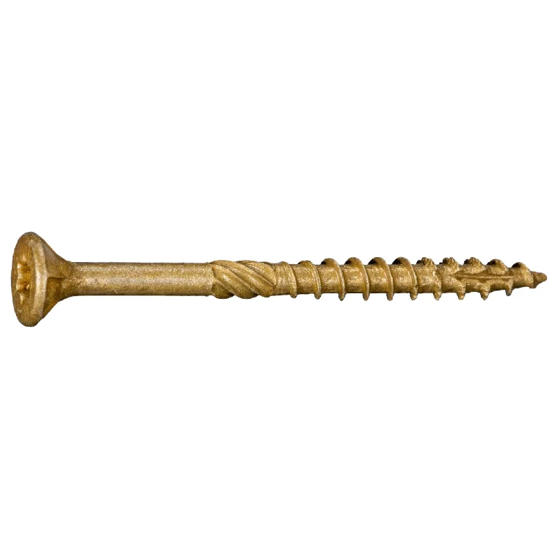 Screws for Fixing Fences and Gates-9 x 2-1/4" Star Drive Tan Deck Saberdrive Screws 1/4 Keg (3000 pcs.)