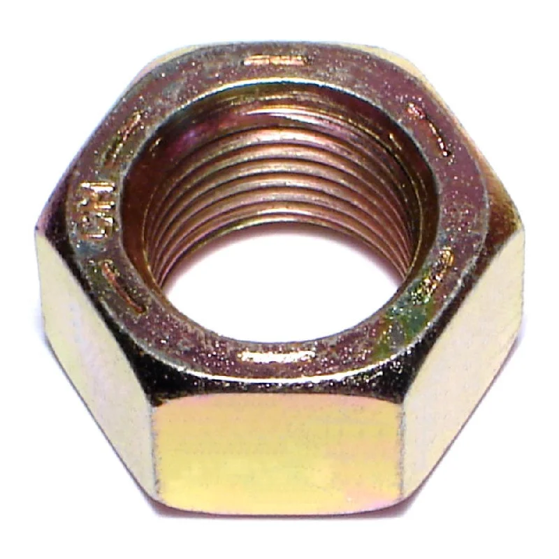 High-Quality Nuts for Precision Manufacturing-5/8"-18 Zinc Plated Grade 8 Steel Fine Thread Hex Nuts