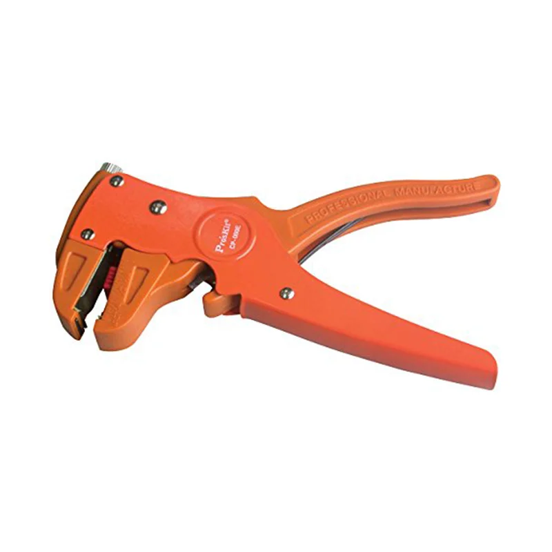 Lightweight Pipe Cutters for Comfortable Handling-Pro'sKit 200-091 Economic Self Adjusting Wire Stripper