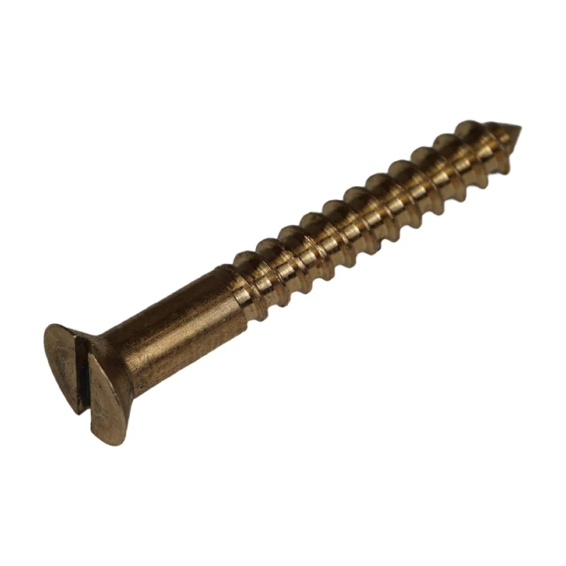 Screws for Industrial Equipment Assembly-#10 Silicon Bronze Wood Screws