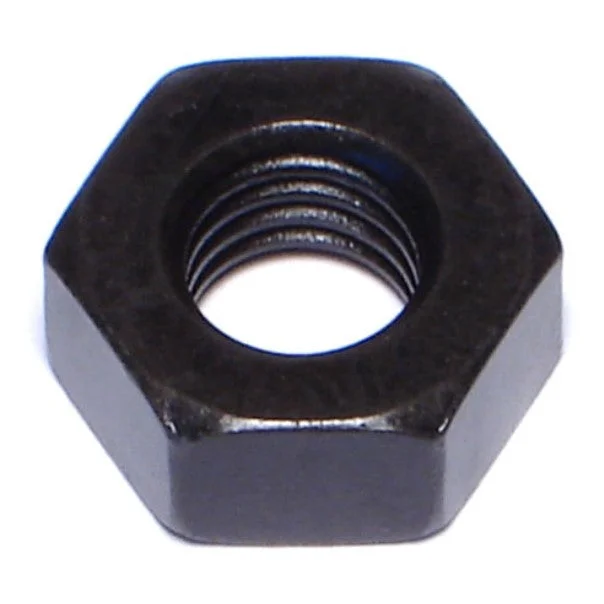 Stainless Steel Nuts for Outdoor Use-10mm-1.5 Black Phosphate Class 10 Steel Coarse Thread Hex Nuts