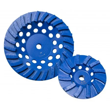 Diamond Saw Blades for Fast Tile Cutting-Star Blue Spiral Turbo Cup Grinders