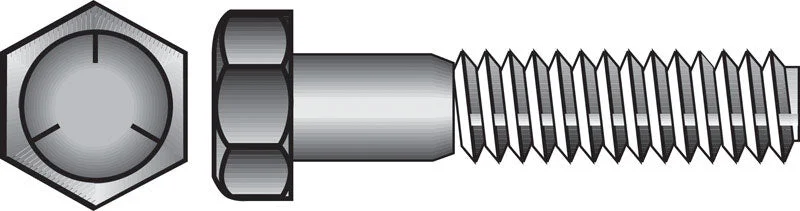 Small Screws for Precision Engineering-HILLMAN 5/8 in. D X 3-1/2 in. L Heat Treated Zinc Steel Hex Head Cap Screw 25 pk