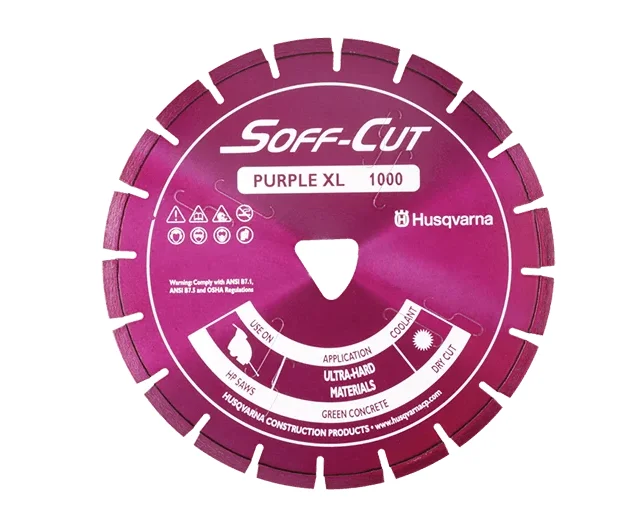 Reciprocating Saw Blades for Demolition Projects-Husqvarna ELITE SOFF-CUT XL 1000 XL14S14-1000 Blade W/Skid