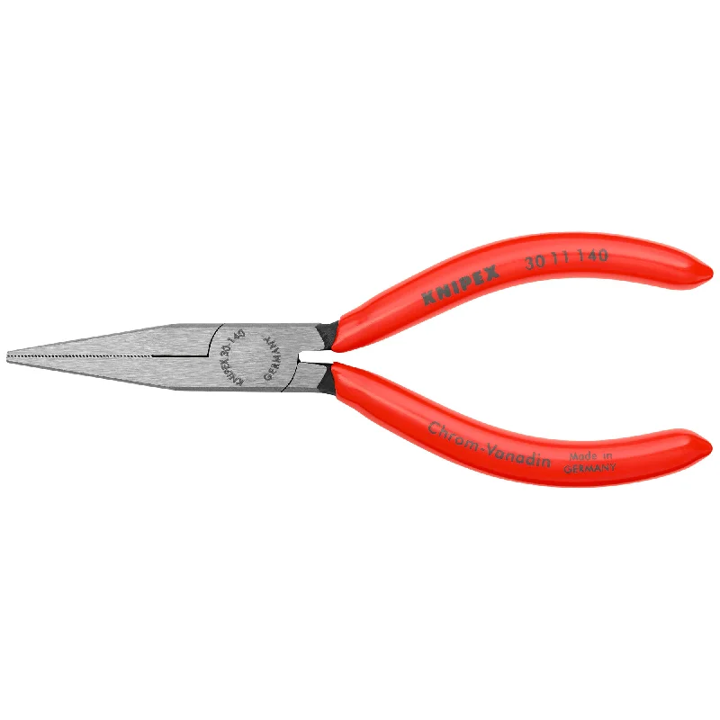 Pliers for Cutting Plastic, Metal, and More-Knipex 30 11 140 5 1/2" Long Nose Pliers-Flat Tips