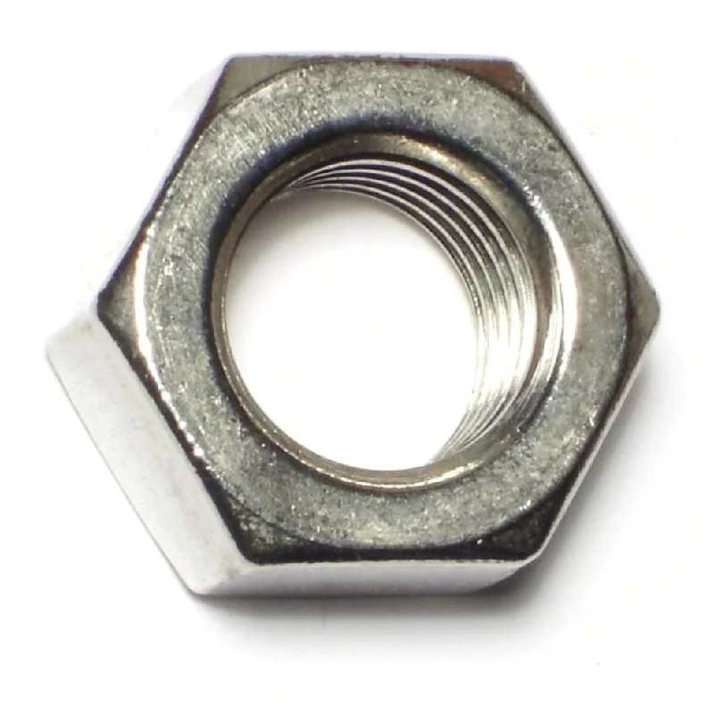 Locknut Sets for Secure Fastening-7/8"-9 18-8 Stainless Steel Coarse Thread Hex Nuts (4 pcs.)