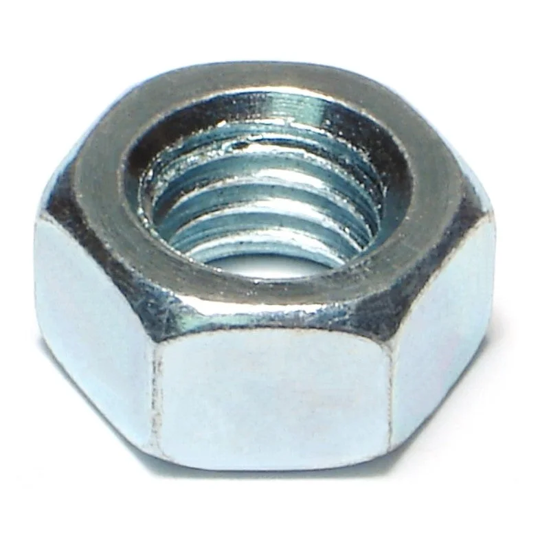 Nuts for Fixing Electrical Components-12mm-1.75 Zinc Plated Class 8 Steel Coarse Thread Finished Hex Nuts