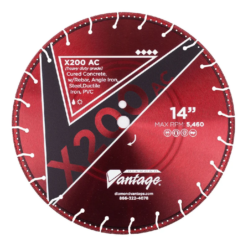 Reciprocating Saw Blades for Demolition Projects-Diamond Vantage 1414BEDUX2-AC2 14" X .142" X 1/20mm All-Cut Blade V2