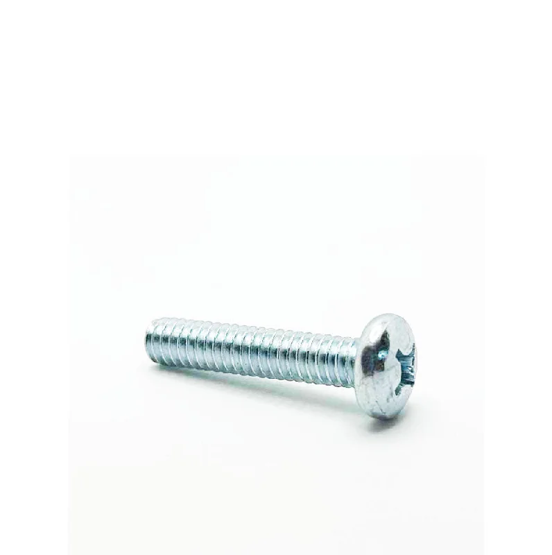 Pan-Head Screws for Secure Mounting-1/4-20 x 1-1/4in UNC Phillips Round Machine Screw Clear Zinc