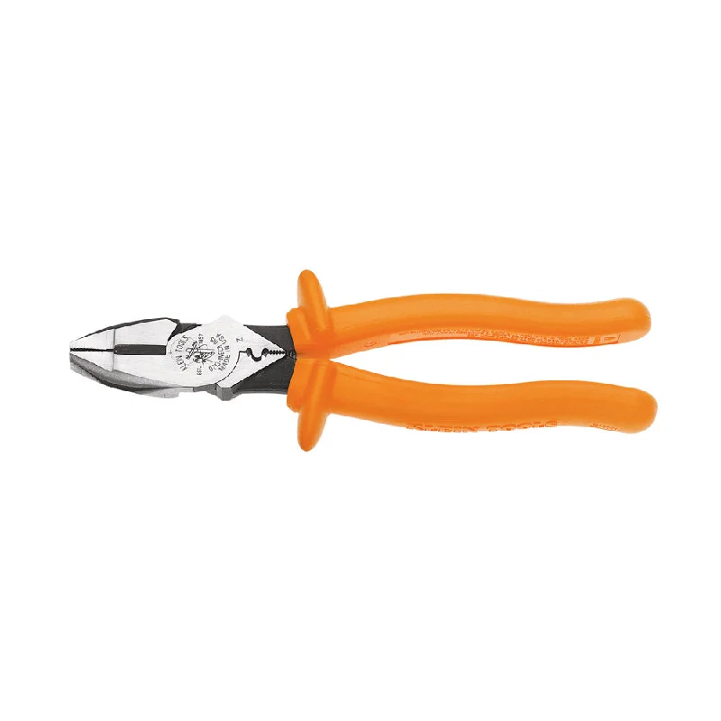 Sharp Cutting Pliers for Clean Edges-Klein Tools D213-9NE-CR-INS Cutting Crimping Pliers, Insulated, 9"