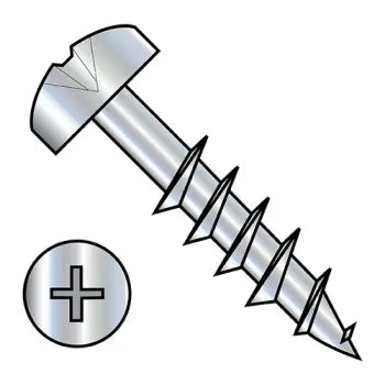 Outdoor Deck Screws for Wood Decking-JFAST 1020DPPD - 10-9 X 1 1/4 Phillips Pan Deep Thread Wood Partially Threaded Zinc and Bake, Case Quantity: 
5,000