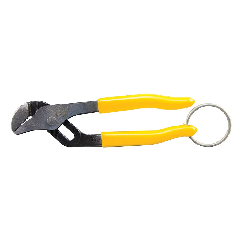 Anti-Slip Pliers for Secure Grip-Klein Tools D502-6TT Pump Pliers, 6", with Tether Ring