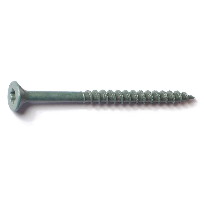 Screws with Cross Drive for Enhanced Grip-9 x 2-1/2" Star Drive Green Deck Saberdrive Screws 1 lb. Tub (88 pcs.)