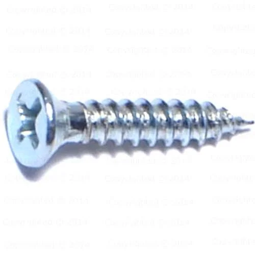 Brass Screws for Decorative Finishes-Phillips Flat Head Wood Screws - #4 Diameter