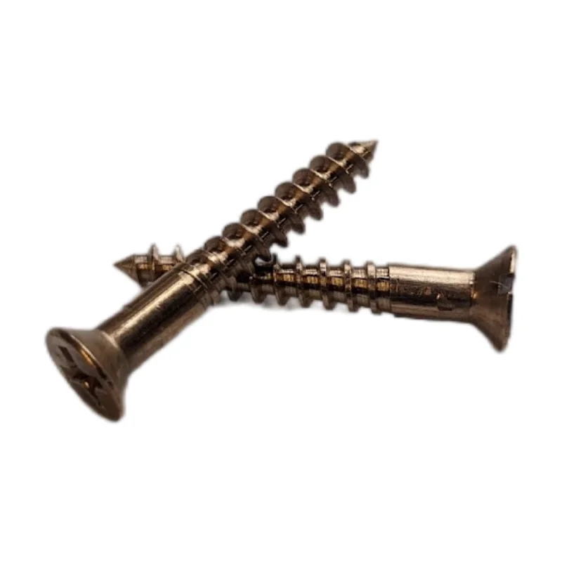 Precision Screws for Fine Assembly Work-#6 Silicon Bronze Wood Screws