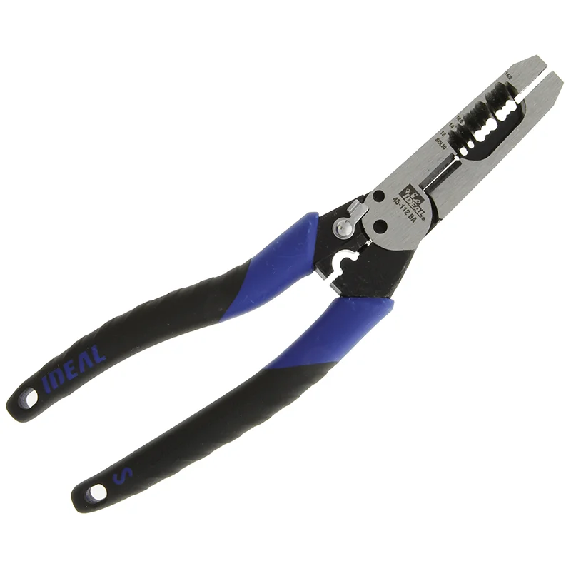 Compact Pipe Cutters for Plumbing Work-Ideal 45-112 Forged Heavy-Duty Dual NM Wire Stripper