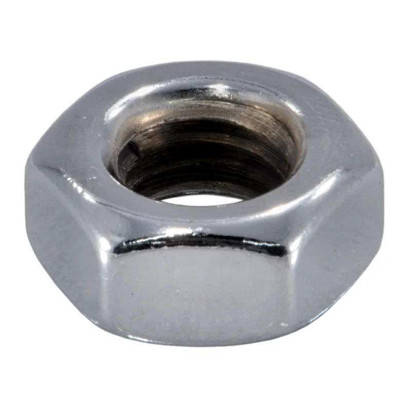 Stainless Steel Nuts for Marine Equipment-10mm-1.5 Chrome Plated Class 8 Steel Coarse Thread Hex Nuts