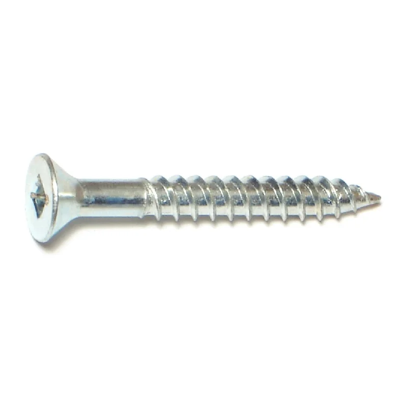 Sheetrock Screws for Drywall Installation-#12 x 1-3/4" Zinc Square Drive Flat Head Wood Screws (35 pcs.)