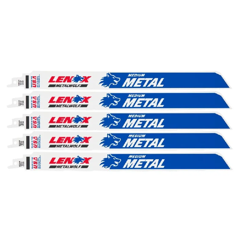 Mitre Saw Blades for Precision Woodworking-Lenox 2019012118R METALWOLF 12 in. 18 TPI WAVE EDGE Reciprocating Saw Blade (5 PK)