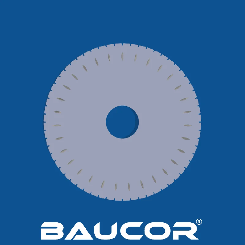 Turbo Saw Blades for Cutting Reinforced Concrete-7" Diameter Circular Perforarted Blade, Part Number 90117