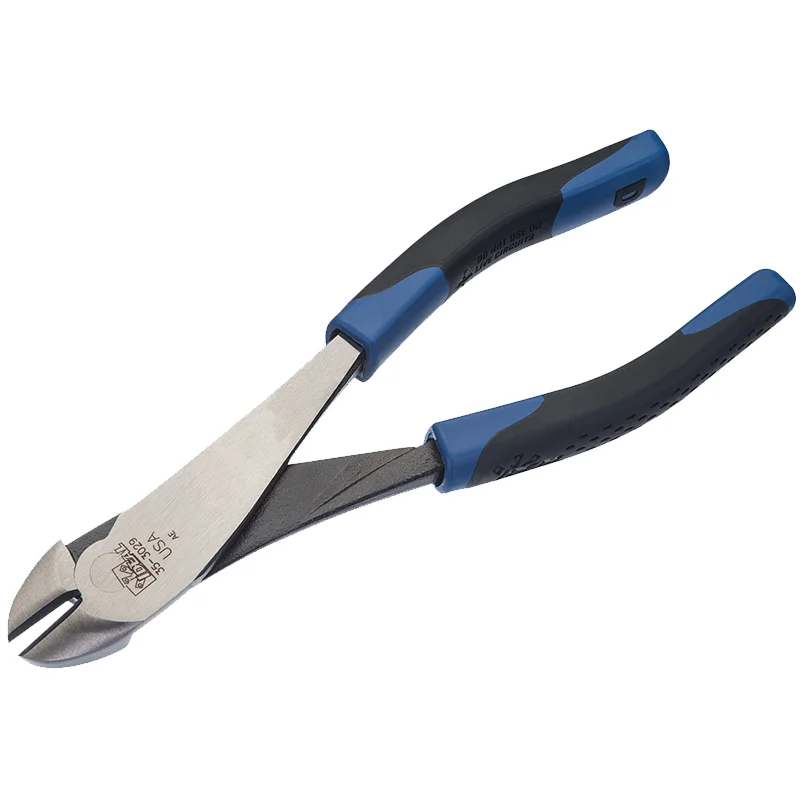 Bent Nose Pliers for Precision Work-Ideal 30-3029 8" Diagonal-Cutting Plier w/ Angled Head -Smart Grip