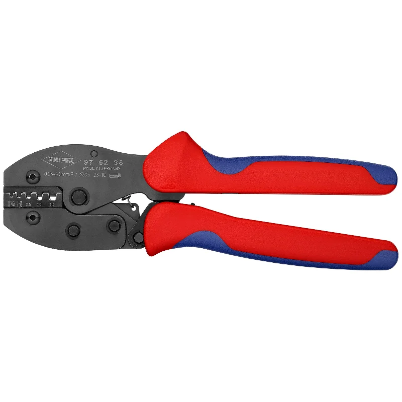 All-In-One Pliers for DIY Projects-Knipex 97 52 38 8 1/2" Crimping Pliers For Insulated and Non-Insulated Wire Ferrules