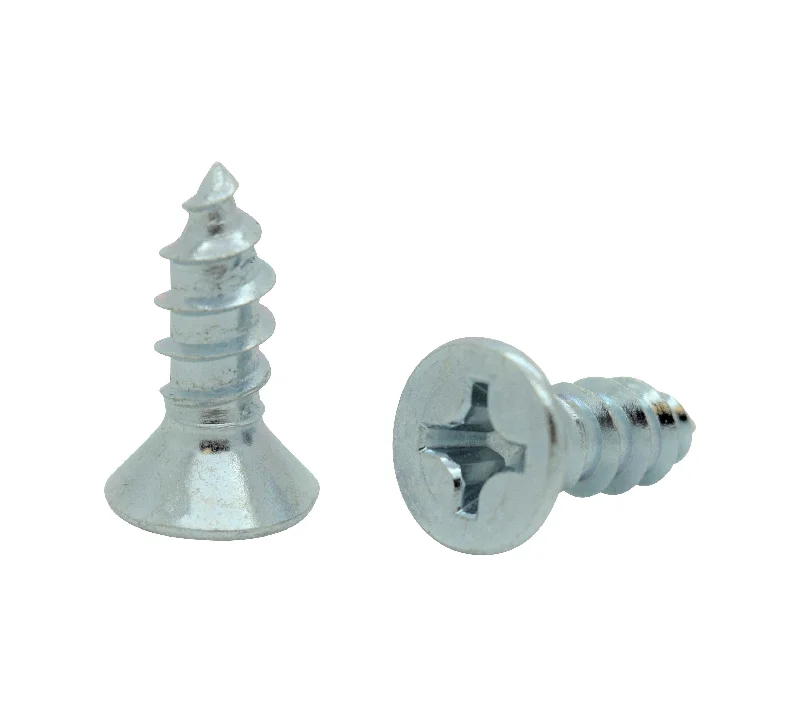 Fine Thread Screws for Precision Fastening-100 Qty #14 x 3/4" Flat Head Zinc Coated Phillips Head Wood Screws (BCP69)