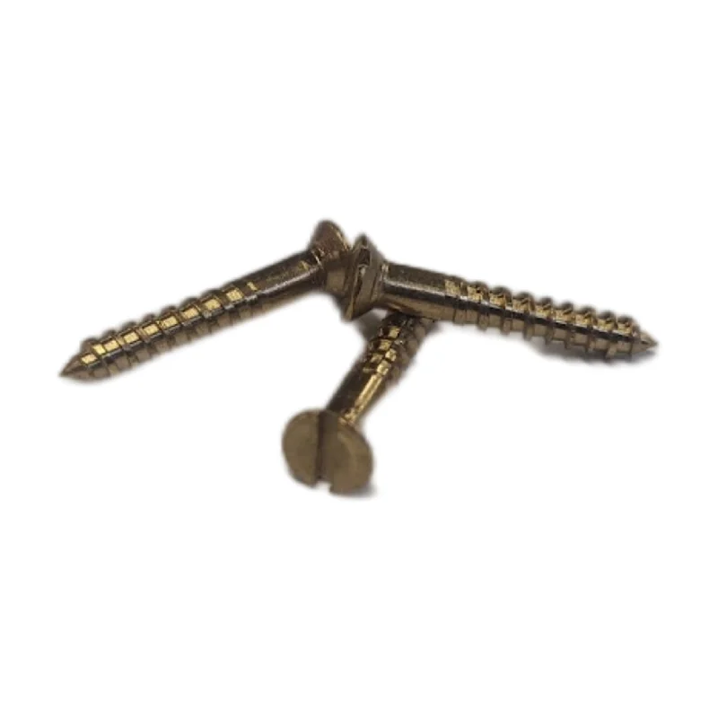 Screws for Fastening Pipe Fittings and Clamps-#4 Silicon Bronze Wood Screws