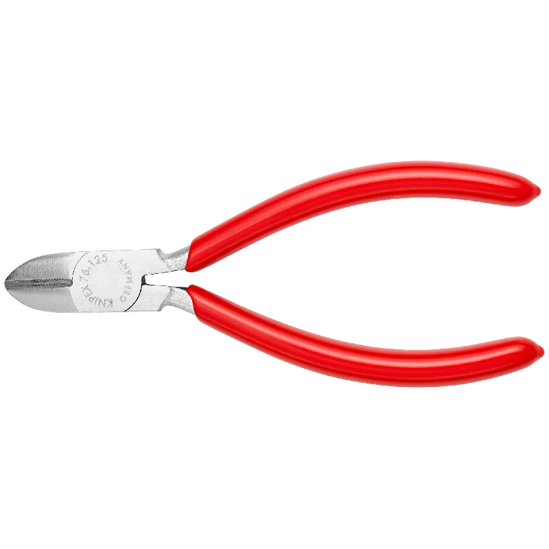 Self-Locking Pliers for Hands-Free Use-Knipex 76 03 125 5" Diagonal Cutters