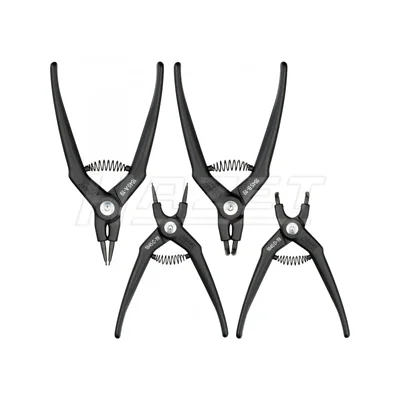 Ratcheting Pliers for Easy Adjustments-Hazet 1845/4 Criclip Pliers Set