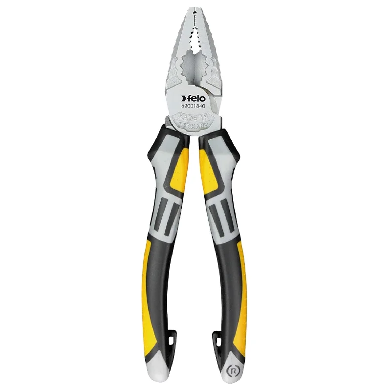 Pliers with Soft Handles for Comfort-Felo 0715763771 Combination Pliers, X 6-1/4"