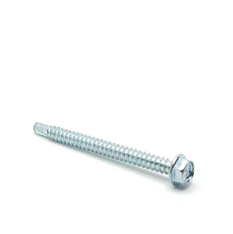 Screws for Securing Fixtures and Fittings-#12 x 2-1/2in Hex Washer Tek Screw