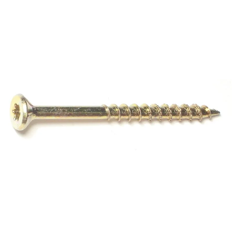 Screws for Joining Wooden Furniture Parts-8 x 2" Star Drive Gold Wood Saberdrive Screws 3 lb. Box (475 pcs.)