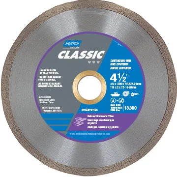 Heavy-Duty Saw Blades for Industrial Use-Amplex 2" Continuous Rim Diamond Cut-Off Saw Blade DS2062-250 - N66260301990