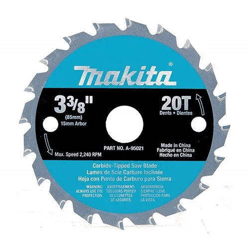 High-Performance Diamond Saw Blades for Asphalt-Makita A-95021 3-3/8" T.C.T. Saw Blade For Wood