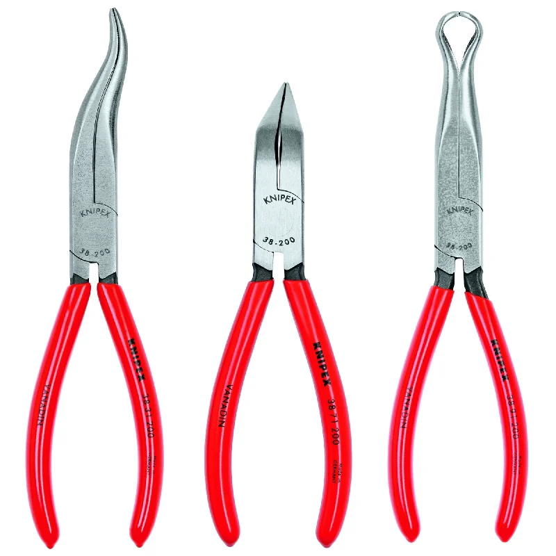 Cutting Pliers for Tough Materials-Knipex 9K 00 80 12 US 3 Pc Mechanics Tool Set