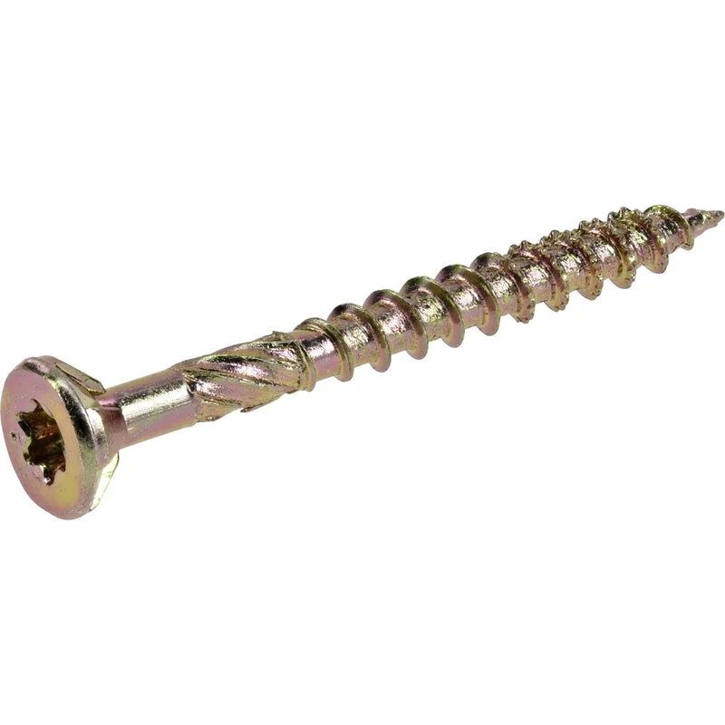 Small Screws for Precision Engineering-Hillman Power Pro No. 8  x 1-3/4 in. L Star Wood Screws 5 lb.