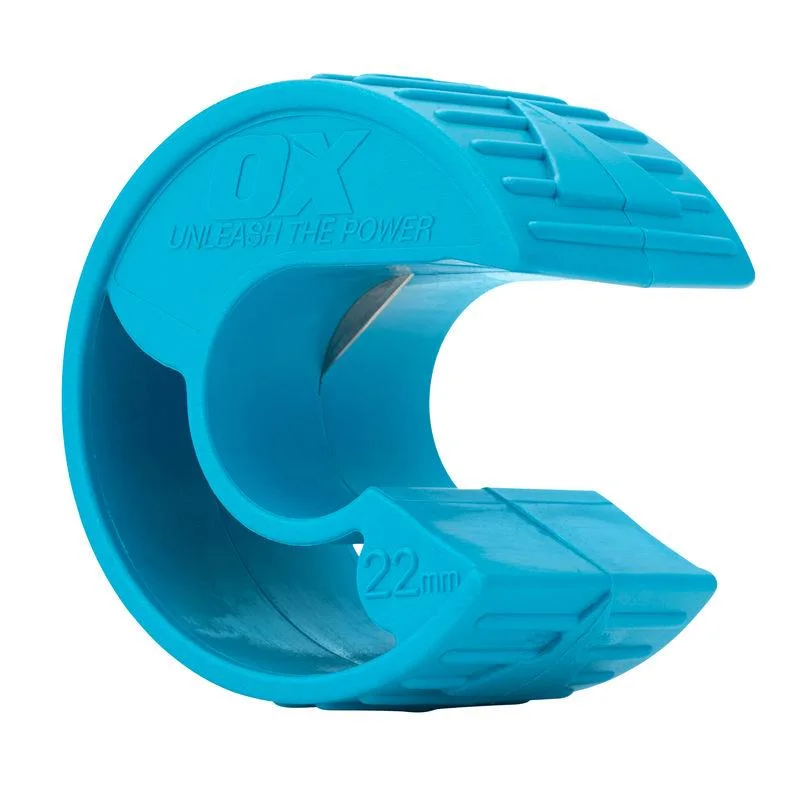 Heavy-Duty Pipe Cutters for Construction Sites-OX Pro POLYZIP Plastic Pipe Cutter 22mm