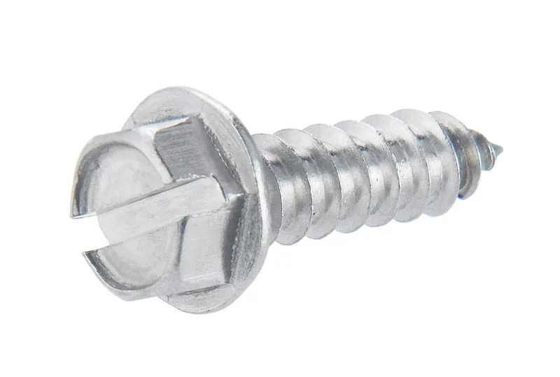 Screws for Joining Thin Metal Sheets-HILLMAN No. 12 X 3/4 in. L Slotted Hex Washer Head Sheet Metal Screws 100 pk