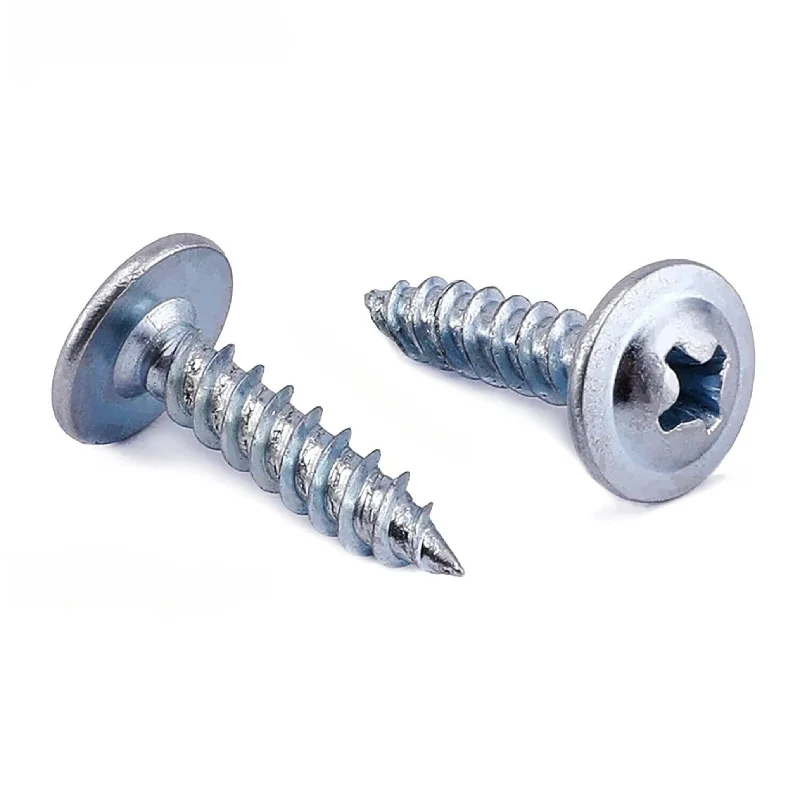 Screws for Mounting Signage and Fixtures-100 Qty #8 x 3/4" Zinc Plated Phillips Modified Truss Head Wood Screws (BCP1217)