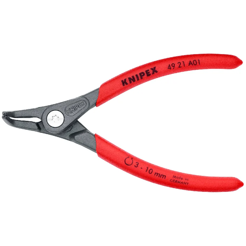 Ergonomic Cutting Pliers for Comfort-Knipex 49 21 A01 5 1/8" External 90° Angled Precision Snap Ring Pliers