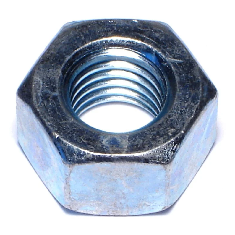 Hex Nuts for Secure Threaded Connections-5/8"-11 Zinc Plated Grade 2 Steel Coarse Thread Heavy Hex Nuts