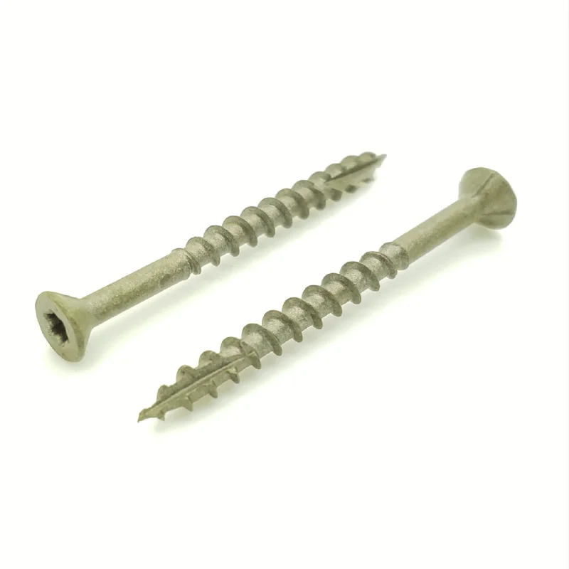 Screws with High-Grade Coating for Durability-100 Qty #9 x 3" Inch Tan Fence & Deck Screws | Torx Star Drive | Bit Included (BCP920)