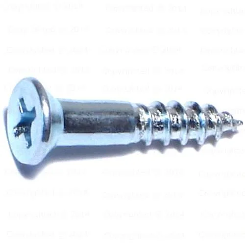 Anti-Corrosion Screws for Marine and Outdoor Use-Phillips Flat Head Wood Screws - #8 Diameter