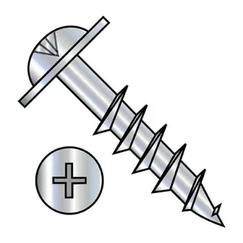 Sheetrock Screws for Drywall Installation-JFAST 0824DPRWD - 8-11X1 1/2  Phillips Drive Round Washer Head Deep Thread Wood Screw 2/3 Thread Zinc Bake, Case Quantity: 
4,000