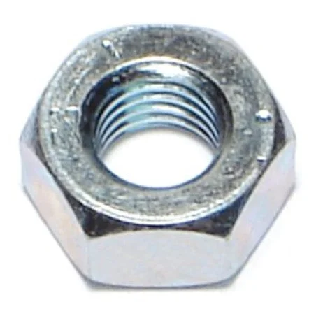 Galvanized Nuts for Heavy-Duty Outdoor Use-1/4"-28 Zinc Plated Grade 5 Steel Fine Thread Hex Nuts