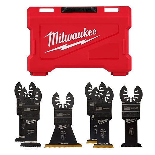 TCT Saw Blades for Fast Cutting Performance-Milwaukee 49-10-9112 OPEN-LOK™ Multi-Tool Blade Variety Kit 6PC