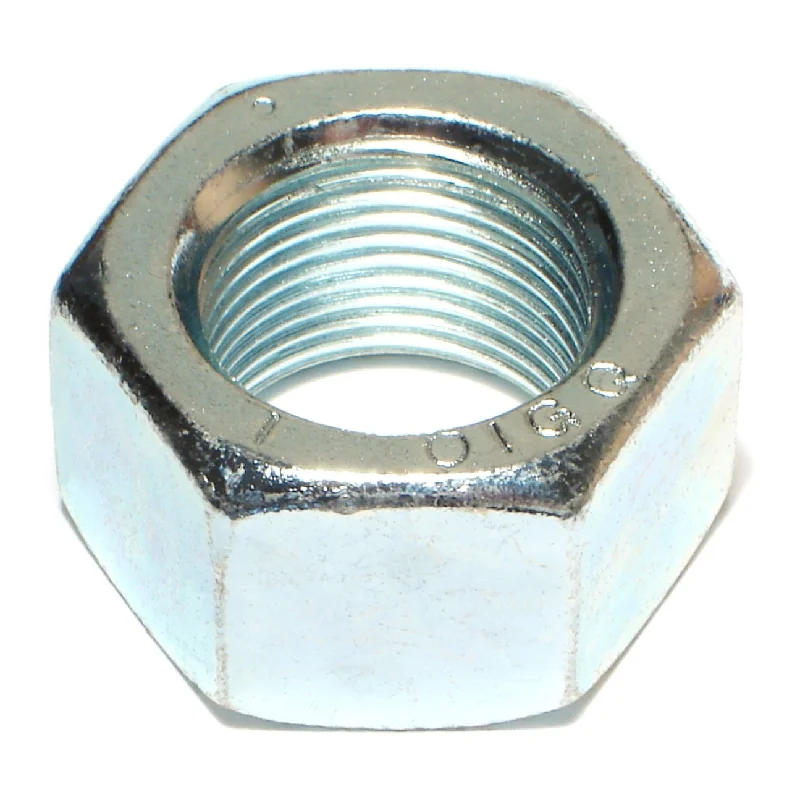 Wing Nuts for Easy, Tool-Free Assembly-1"-14 Zinc Plated Grade 5 Steel Fine Thread Hex Nuts (3 pcs.)