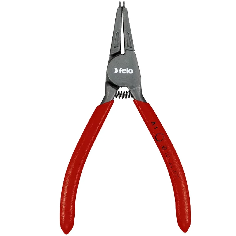 Long Nose Pliers for Reach and Precision-Felo 0715764287 3/8 in. to 1 in. Straight External Circlip Pliers