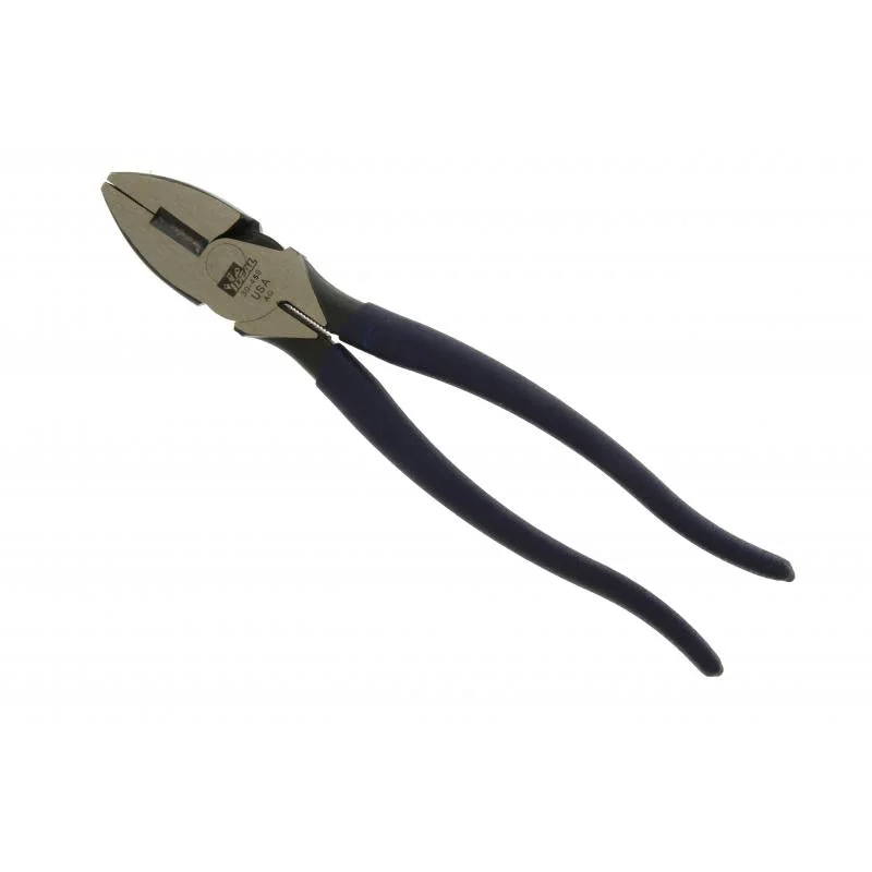 Long Handle Pliers for Extra Leverage-Ideal 30-455 Linesman Plier Dipped Grip 9-1/2 Inch